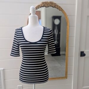 White House Black Market Stripe Top, NWT, size small